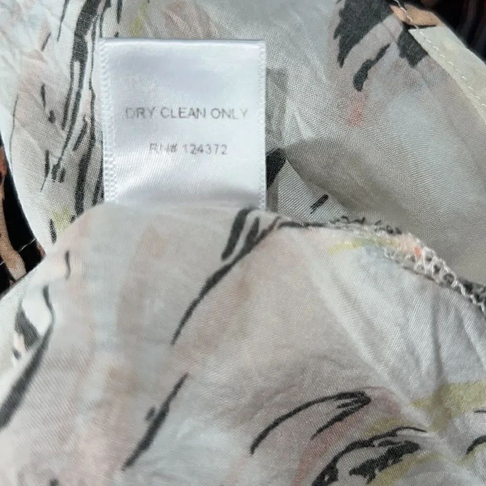 MAVEN WEST Luxe Soft Feather Pattern Blouse-M - Picture 8 of 8